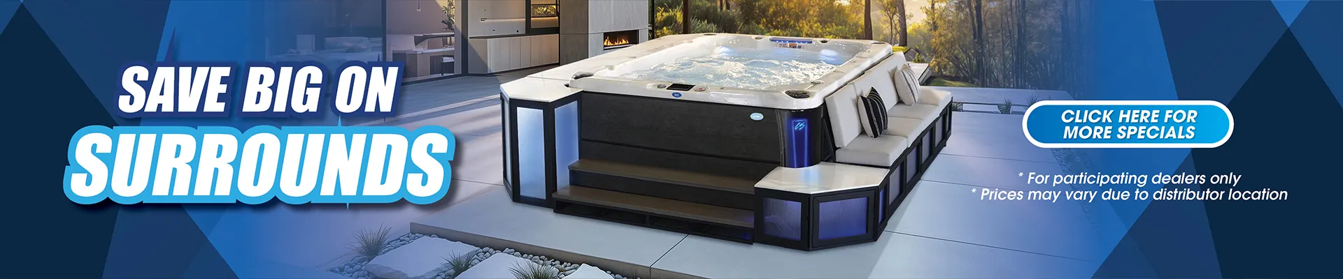Calspas hot tub being used in a family setting - Desplaines